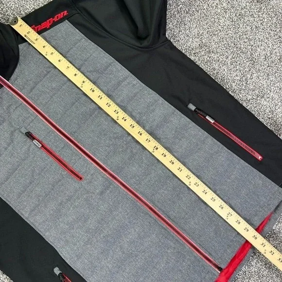 Snap-On Tools Equalizer Insulated Jacket Mens XL Gray Black Red Accents Workwear - Picture 13 of 15